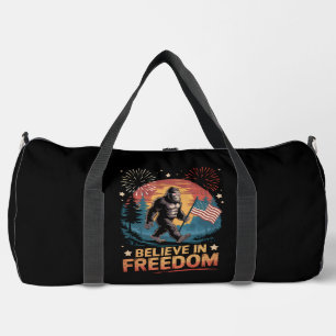 Sac De Sport Drapeau Bigfoot Croire en la Liberté