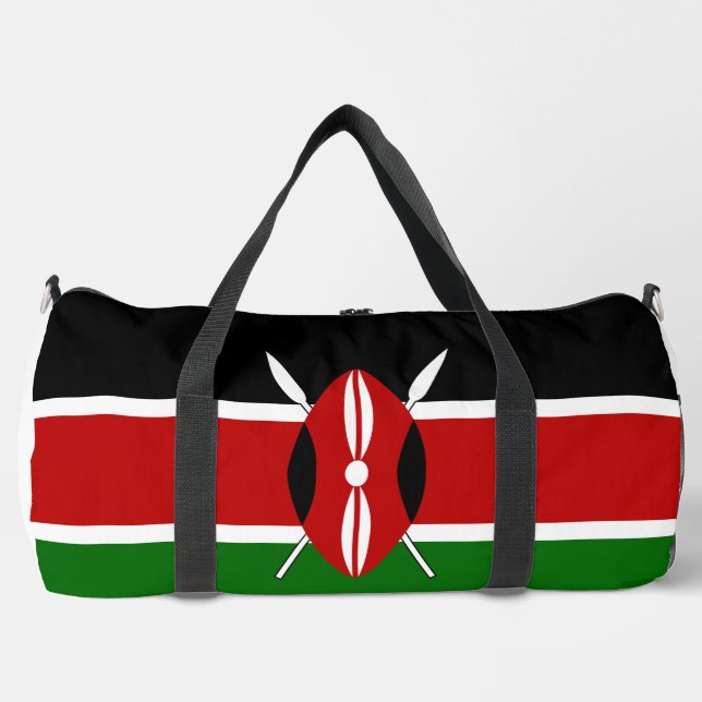 Sac De Sport Drapeau kényan patriotique (Recto)