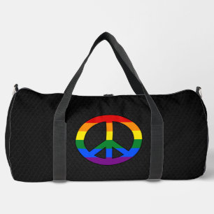 Sac De Sport Drapeau LGBT signe de paix 