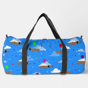 Sac De Sport drôles chiens ballons dachshund nuages