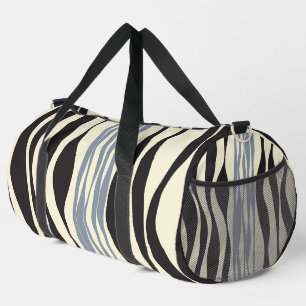 Sac De Sport Ebb et flux en noir, gris et crème
