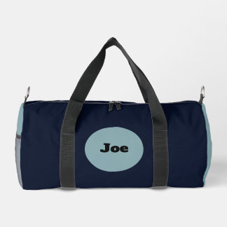 Sac De Sport Elégant bleu marine personnalisé