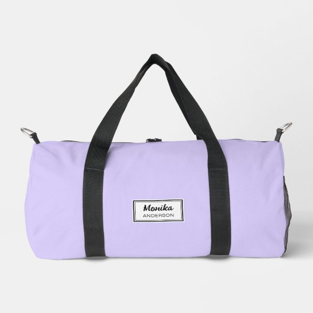 Sac De Sport Élégant classique simple Lavande légère personnali (Recto)