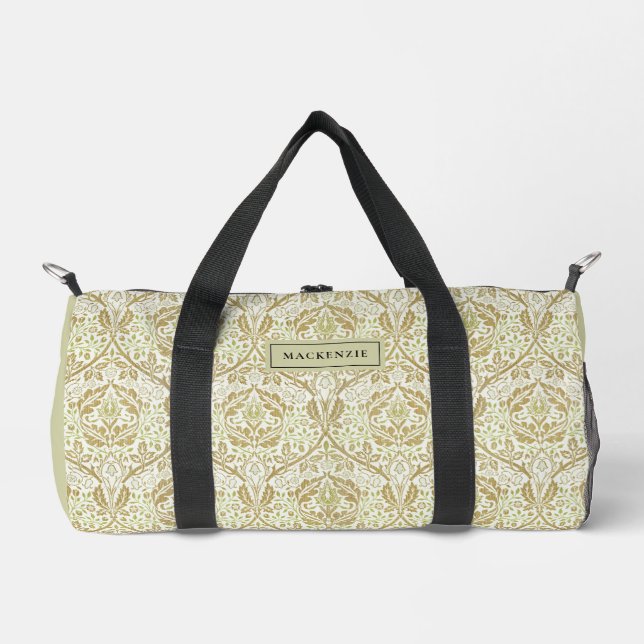 Sac De Sport Élégant modèle or floral (Recto)