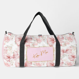 Sac De Sport Elégant Whimsical Personnalisé Coquette Bow Large