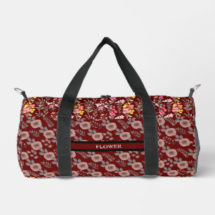 Sac De Sport Elégante Personnaliser d'aquarelle de fleurs