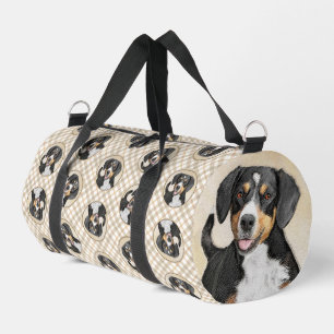 Sac De Sport Entlebucher Mountain Dog Painting Original Chien A