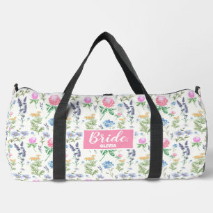 Sac De Sport Épouse de Fleur sauvage personnalisée