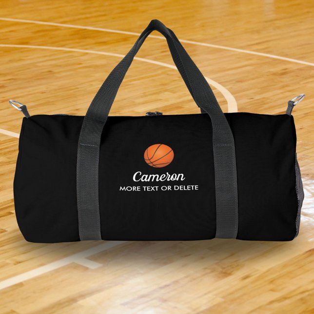 Sac De Sport Équipe de basket-ball Nom personnalisé Texte perso (Créateur téléchargé)
