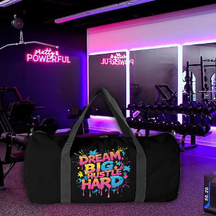 Sac De Sport Équipement de gym Rêvez Grand Travaillez Dur