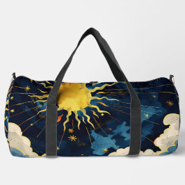Sac De Sport Étoiles célestes et nuages bleus modernes