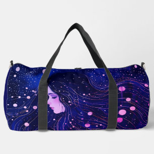 Sac De Sport Femme Céleste Déesse Lune Étoiles Ciel