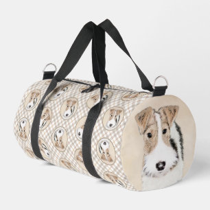 Sac De Sport Fil Fox Terrier Peinture tricolor WFT Pet Dog Art