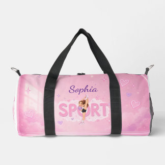 Sac De Sport Fille sportive - Acrobate - Gymnaste - Gymnastique