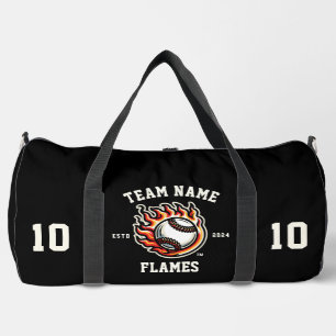Sac De Sport Flames "Personnalisable" Baseball