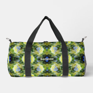 Sac De Sport Fleur d'Hydrangea Bleue Personnalisée