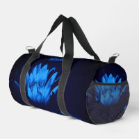Fleur Lily Lotus bleu brillant Personnalisé