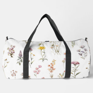 Sac De Sport Fleurs colorées, Fleurs sauvages, Fleurs de Jardin
