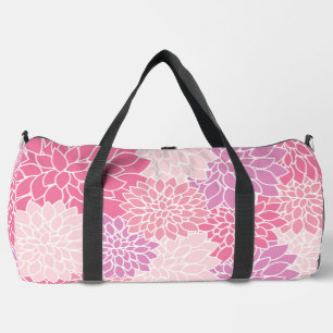 Sac De Sport Fleurs Dahlia, Motif De Fleurs, Dahlia Rose
