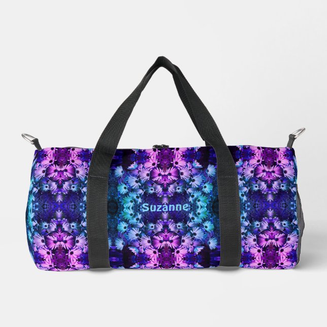 Sac De Sport Fleurs de marguerite Africaines teintées Abstrait  (Recto)