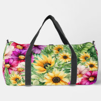 Fleurs de soleil gaies et fleurs tropicales