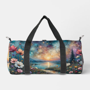 Sac De Sport Fleurs sauvages colorés au bord des eaux