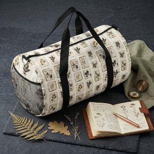 Sac De Sport Fleurs sauvages séchées pressées botanique herbori