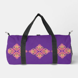 Sac De Sport Fleurs sur Purple Small