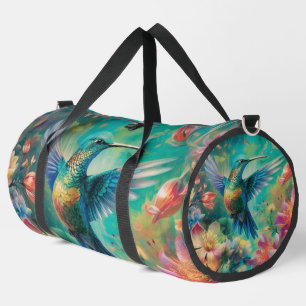 Sac De Sport Fleurs tropicales des colibris