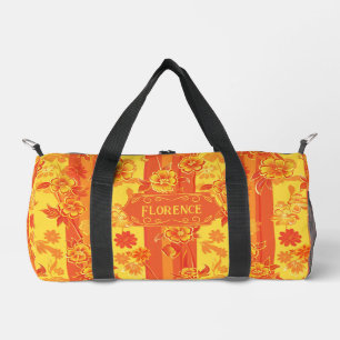 Sac De Sport Florence Floral jaune et orange