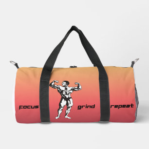 Sac De Sport Focus Grind Repeat Fitness Motivationnel
