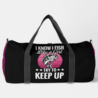 Sac De Sport Funny Fishing Theme