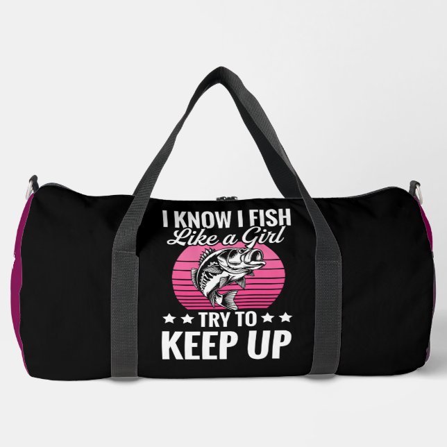 Sac De Sport Funny Fishing Theme (Recto)