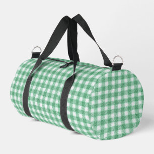 Sac De Sport Gingham vert menthe