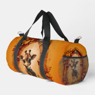Sac De Sport Girafe de bébé en steampunk-dessin animé