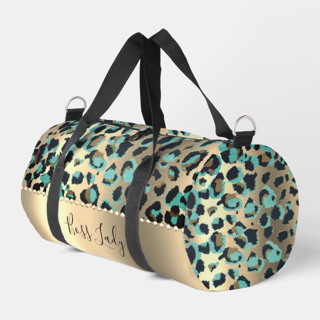 Sac De Sport Glam Leopard Boss Lady (Coin gauche)