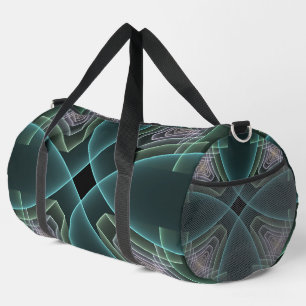 Sac De Sport Graphique géométrique Turquoise moderne