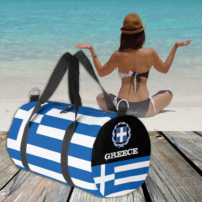 Sac De Sport Grèce double, drapeau grec fitness /sports (Créateur téléchargé)