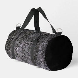 Sac De Sport Gris foncé texturé Faux Cuir