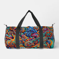 Guitares en mandala style batik