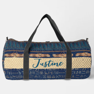 Sac De Sport Hiéroglyphes égyptiens Lotus Scarab Personnalisés