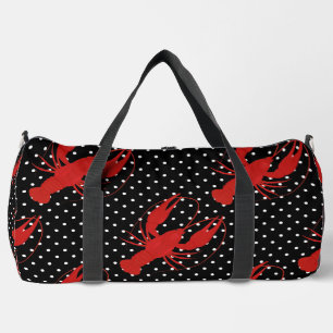 Sac De Sport homard rouge pois noir
