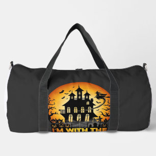 Sac De Sport Im Witch Maison Hantée Pleine Lune Citrouilles