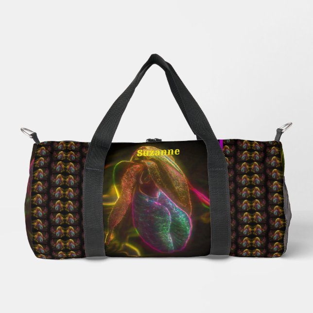 Sac De Sport Imaginaire Lady Slipper Flower Personnalisé (Recto)