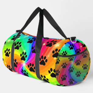 Sac De Sport Impression arc-en-ciel étoile patte Tie Dye