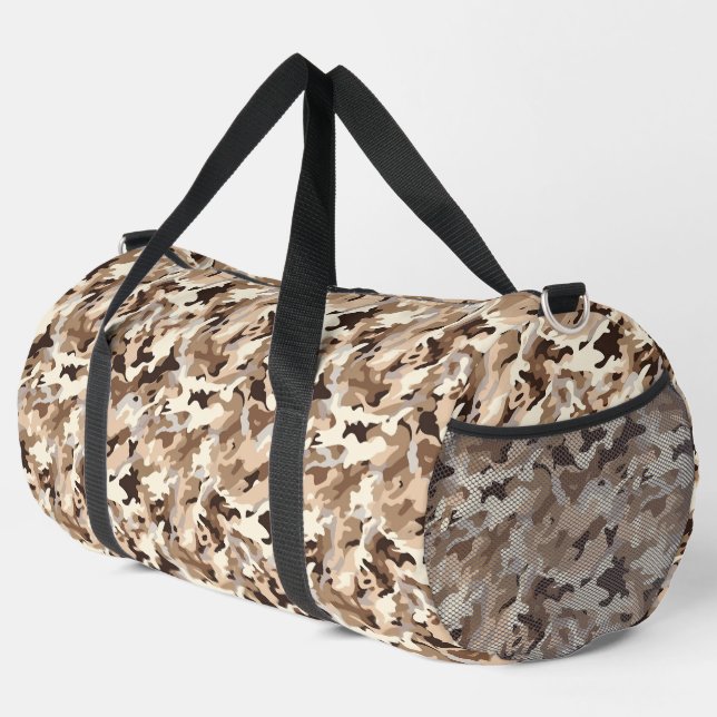 Sac De Sport Impression Camo Désert (Coin droit)