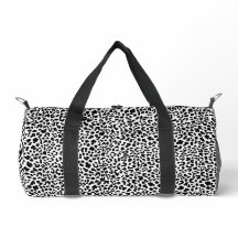 Impression d'animal sauvage noir et blanc. Prince