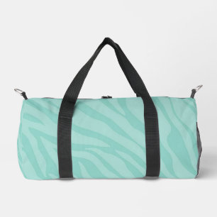 Sac De Sport Impression Zebra turquoise