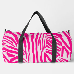 Sac De Sport Impression zèbre rose