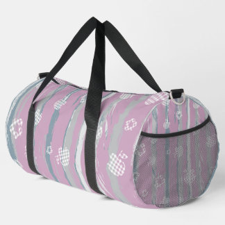 Sac de sport imprimé Gingham Orchard – découpé et